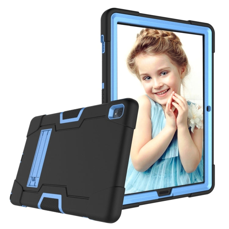 For Huawei MediaPad M6 10.8 Contrast Color Silicone + PC Combination Case with Holder