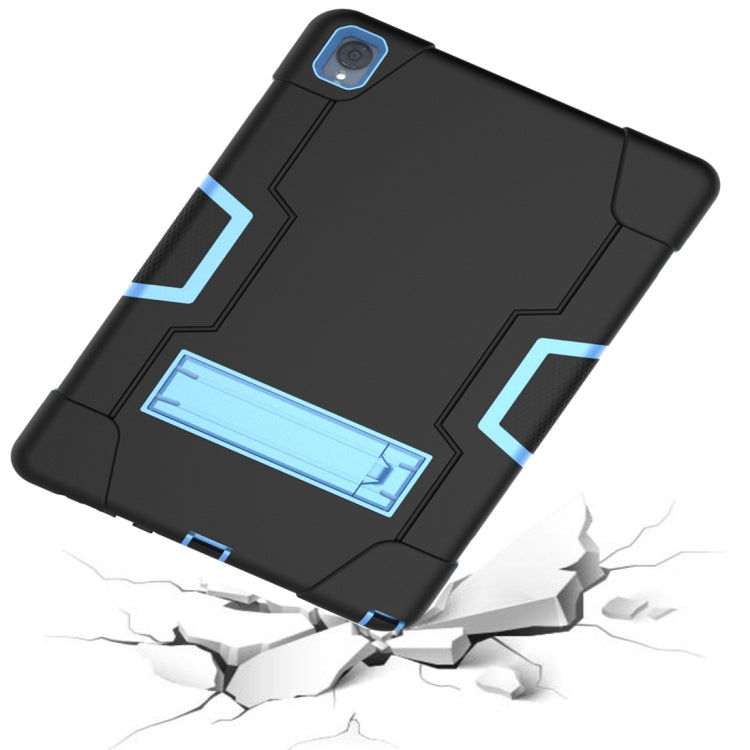 For Huawei MediaPad M6 10.8 Contrast Color Silicone + PC Combination Case with Holder