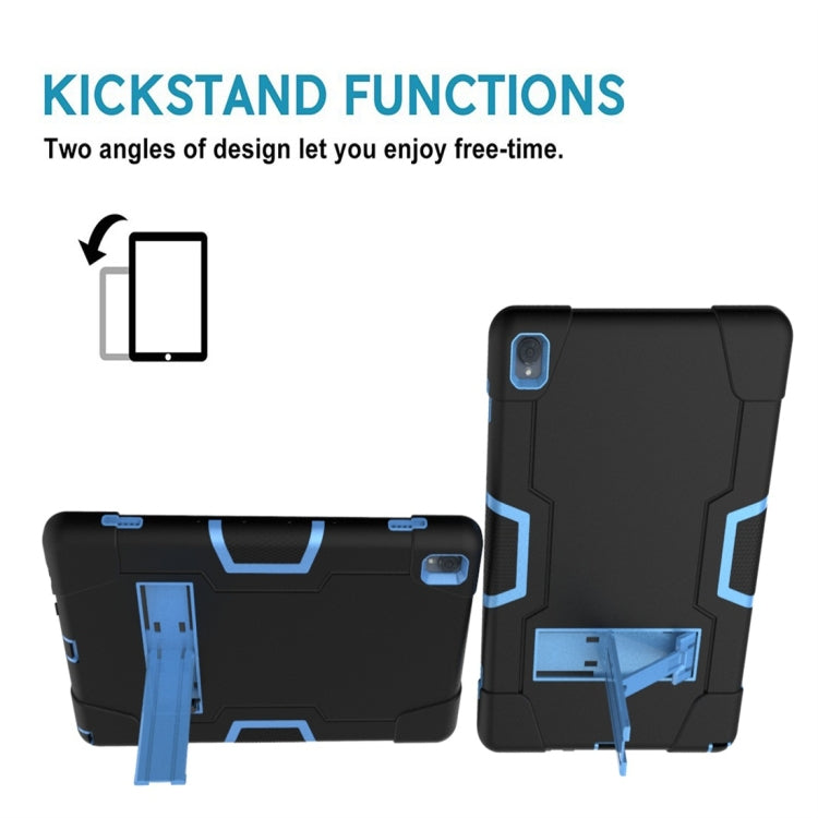 For Huawei MediaPad M6 10.8 Contrast Color Silicone + PC Combination Case with Holder