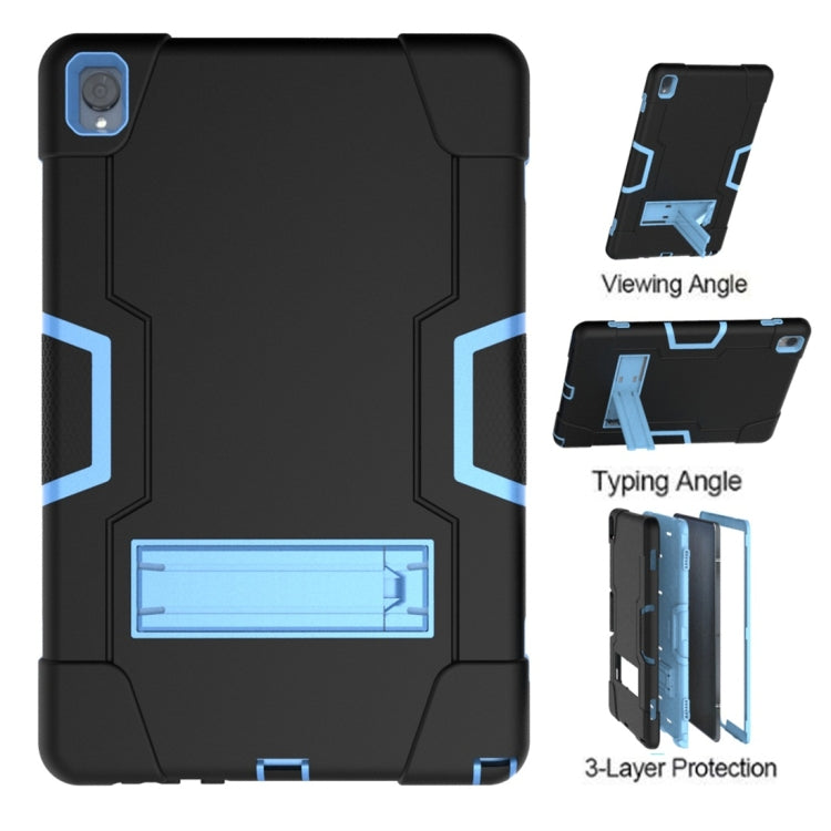 For Huawei MediaPad M6 10.8 Contrast Color Silicone + PC Combination Case with Holder
