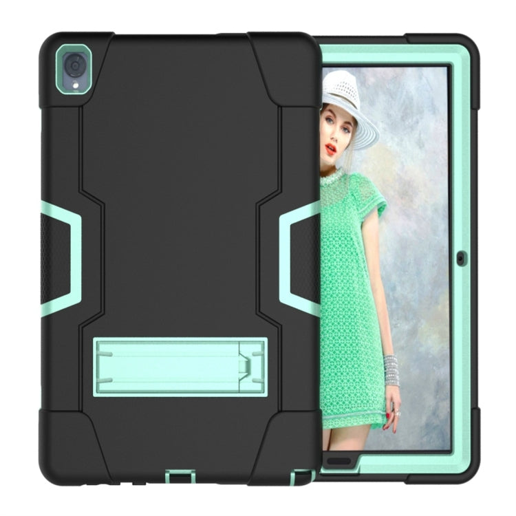 For Huawei MediaPad M6 10.8 Contrast Color Silicone + PC Combination Case with Holder