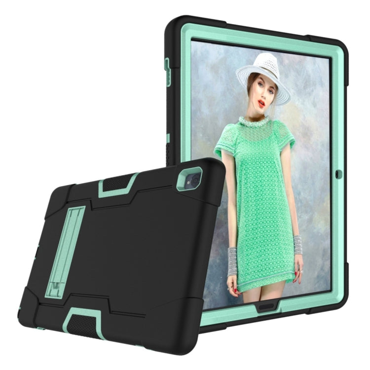 For Huawei MediaPad M6 10.8 Contrast Color Silicone + PC Combination Case with Holder