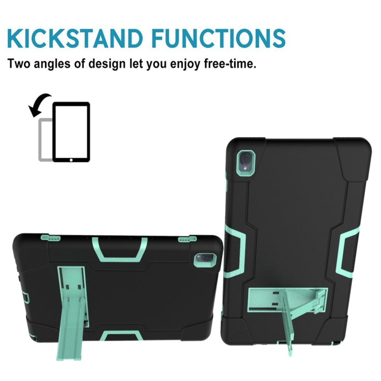 For Huawei MediaPad M6 10.8 Contrast Color Silicone + PC Combination Case with Holder