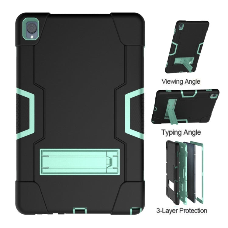 For Huawei MediaPad M6 10.8 Contrast Color Silicone + PC Combination Case with Holder
