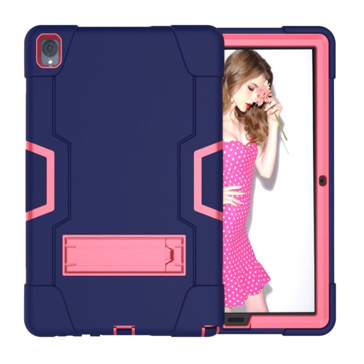 For Huawei MediaPad M6 10.8 Contrast Color Silicone + PC Combination Case with Holder