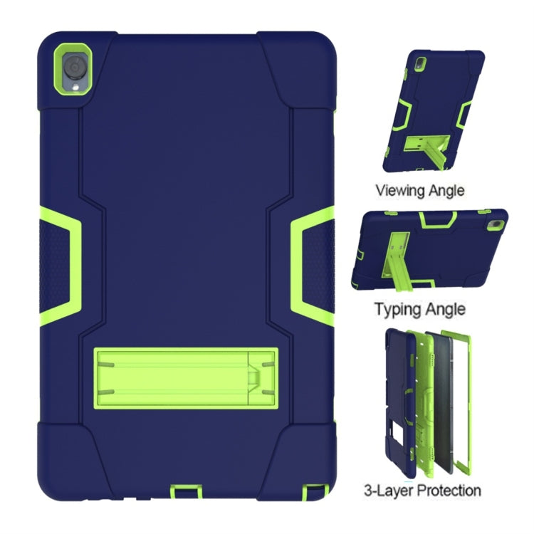 For Huawei MediaPad M6 10.8 Contrast Color Silicone + PC Combination Case with Holder