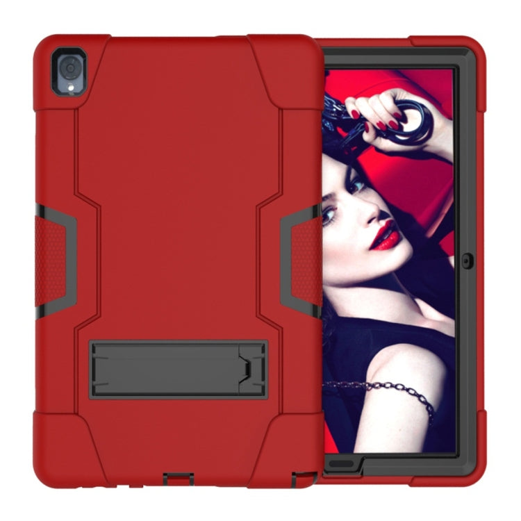 For Huawei MediaPad M6 10.8 Contrast Color Silicone + PC Combination Case with Holder