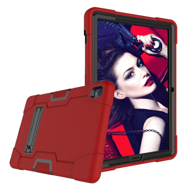 For Huawei MediaPad M6 10.8 Contrast Color Silicone + PC Combination Case with Holder