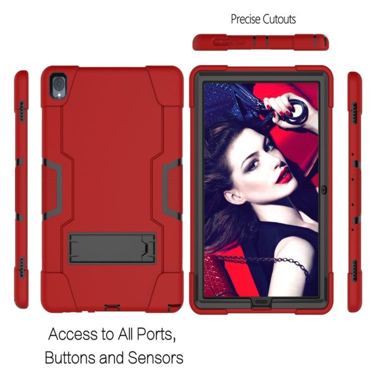 For Huawei MediaPad M6 10.8 Contrast Color Silicone + PC Combination Case with Holder