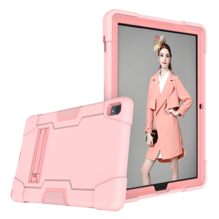 For Huawei MediaPad M6 10.8 Contrast Color Silicone + PC Combination Case with Holder