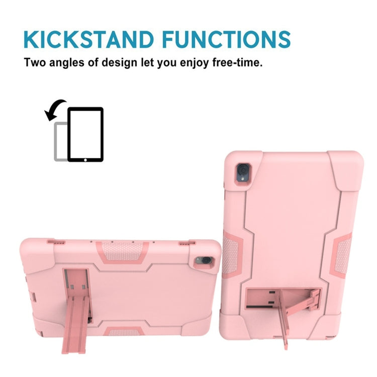 For Huawei MediaPad M6 10.8 Contrast Color Silicone + PC Combination Case with Holder