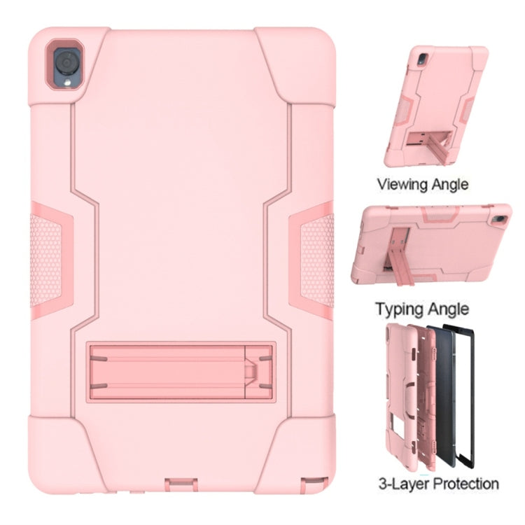 For Huawei MediaPad M6 10.8 Contrast Color Silicone + PC Combination Case with Holder