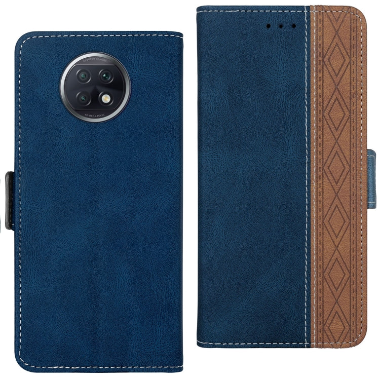 For Xiaomi Redmi Note 9T 5G Stitching Side-Magnetic RFID Leather Phone Case