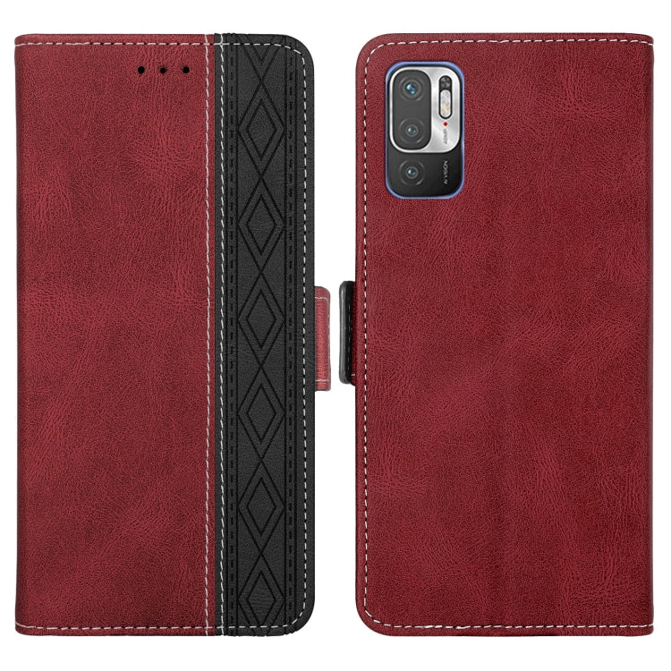 For Xiaomi Redmi Note 10 JP Version Stitching Side-Magnetic RFID Leather Phone Case