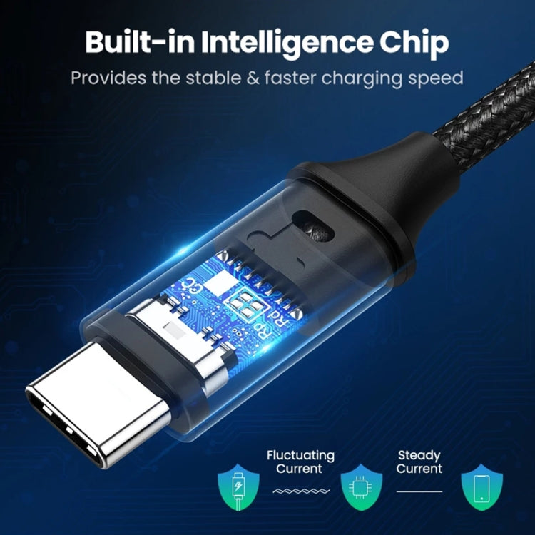 USB-C / Type-C Male to USB-C / Type-C Male Thunderbolt 3 Data Cable, Cable Length:30cm