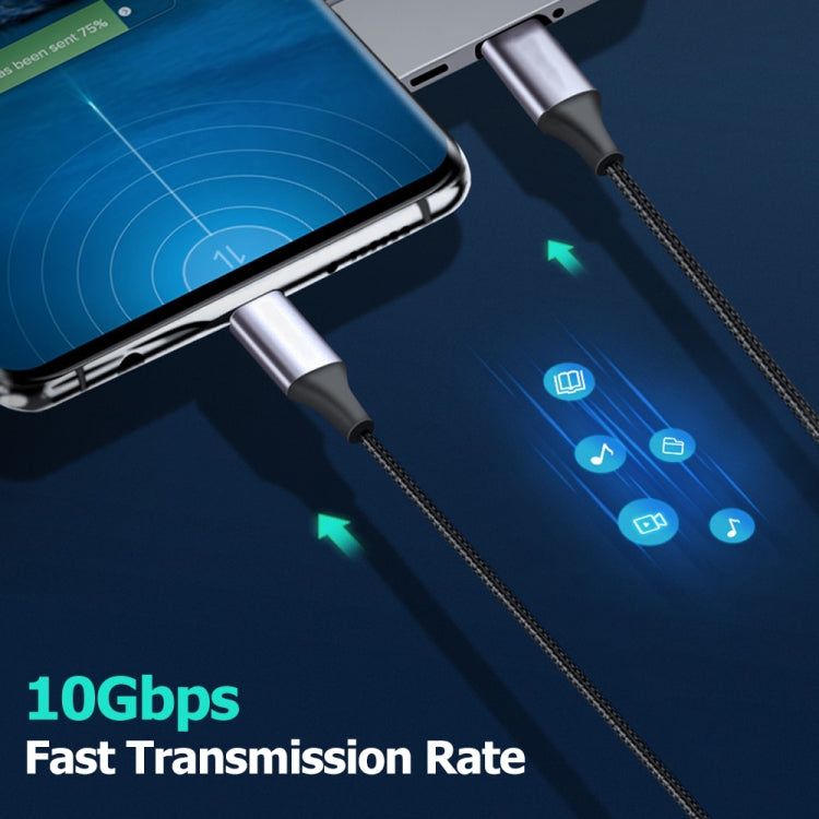 USB-C / Type-C Male to USB-C / Type-C Male Thunderbolt 3 Data Cable, Cable Length:80cm