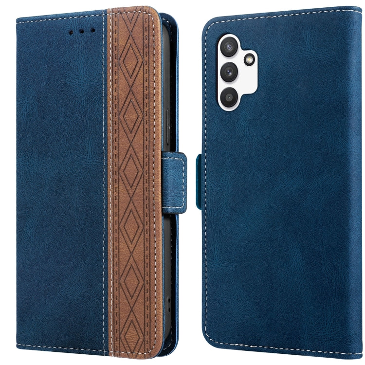 For Samsung Galaxy A13 4G Stitching Side-Magnetic RFID Leather Phone Case