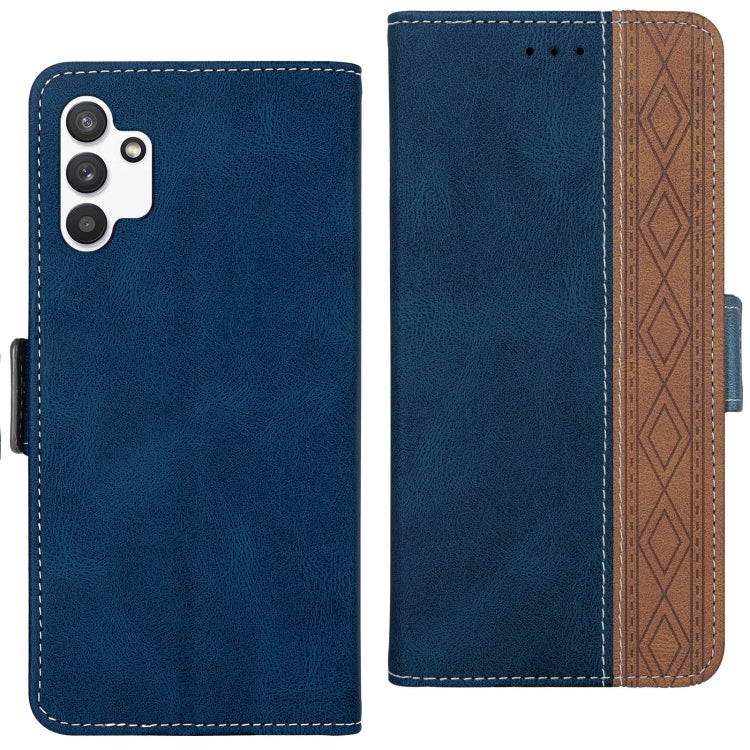 For Samsung Galaxy A13 4G Stitching Side-Magnetic RFID Leather Phone Case