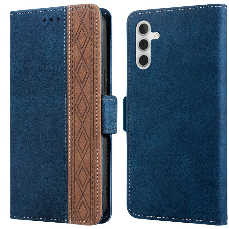 For Samsung Galaxy A13 5G Stitching Side-Magnetic RFID Leather Phone Case