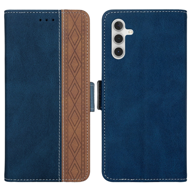 For Samsung Galaxy A13 5G Stitching Side-Magnetic RFID Leather Phone Case