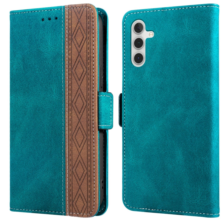 For Samsung Galaxy A13 5G Stitching Side-Magnetic RFID Leather Phone Case