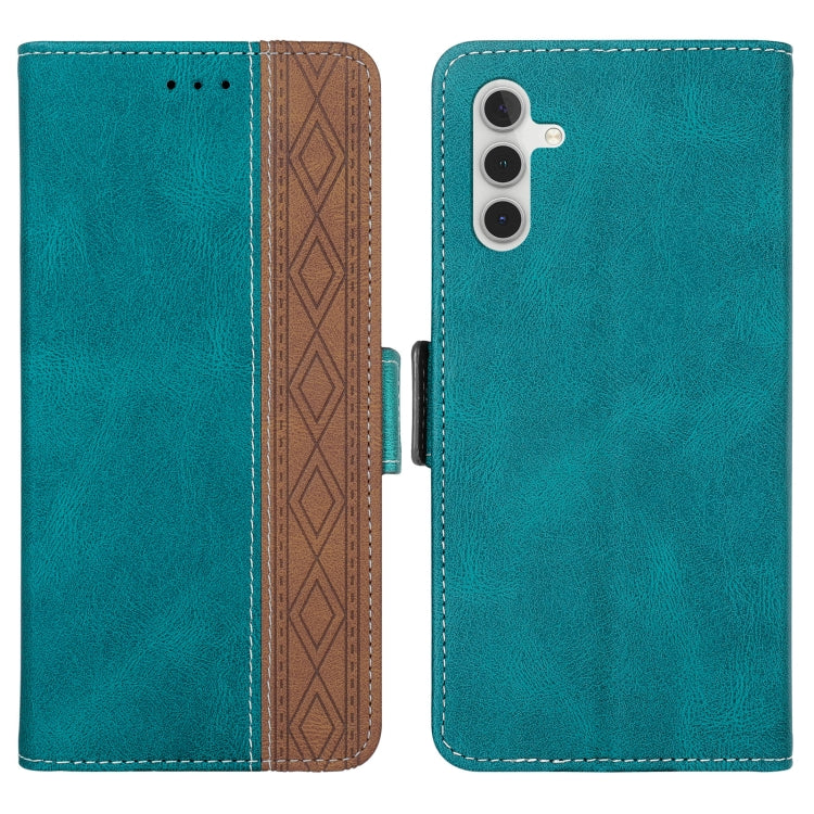 For Samsung Galaxy A13 5G Stitching Side-Magnetic RFID Leather Phone Case