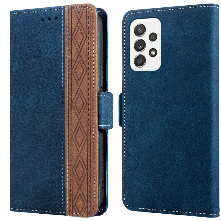 For Samsung Galaxy A32 4G Stitching Side-Magnetic RFID Leather Phone Case