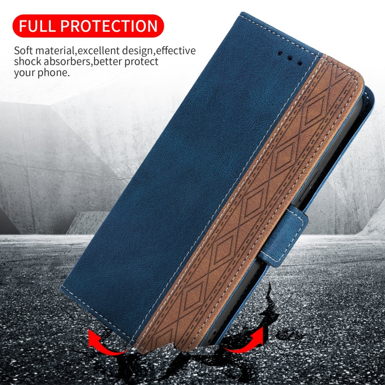 For Samsung Galaxy A32 4G Stitching Side-Magnetic RFID Leather Phone Case