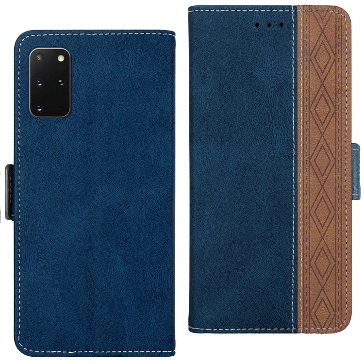 For Samsung Galaxy S20+ Stitching Side-Magnetic RFID Leather Phone Case