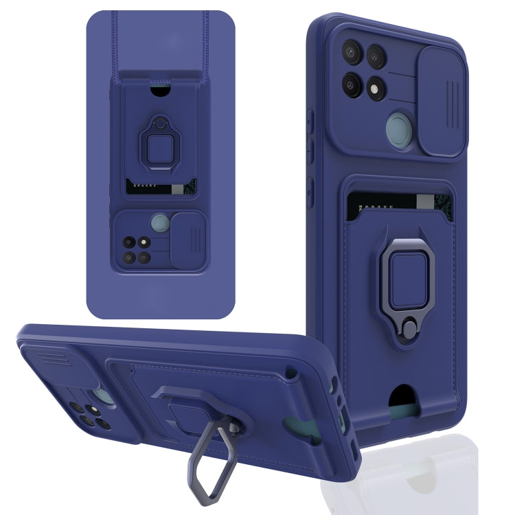 For OPPO A15 / A15s Sliding Camera Cover Design TPU Phone Case