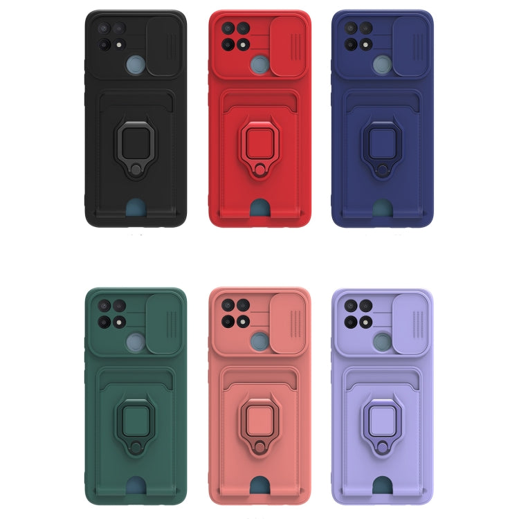 For OPPO A15 / A15s Sliding Camera Cover Design TPU Phone Case