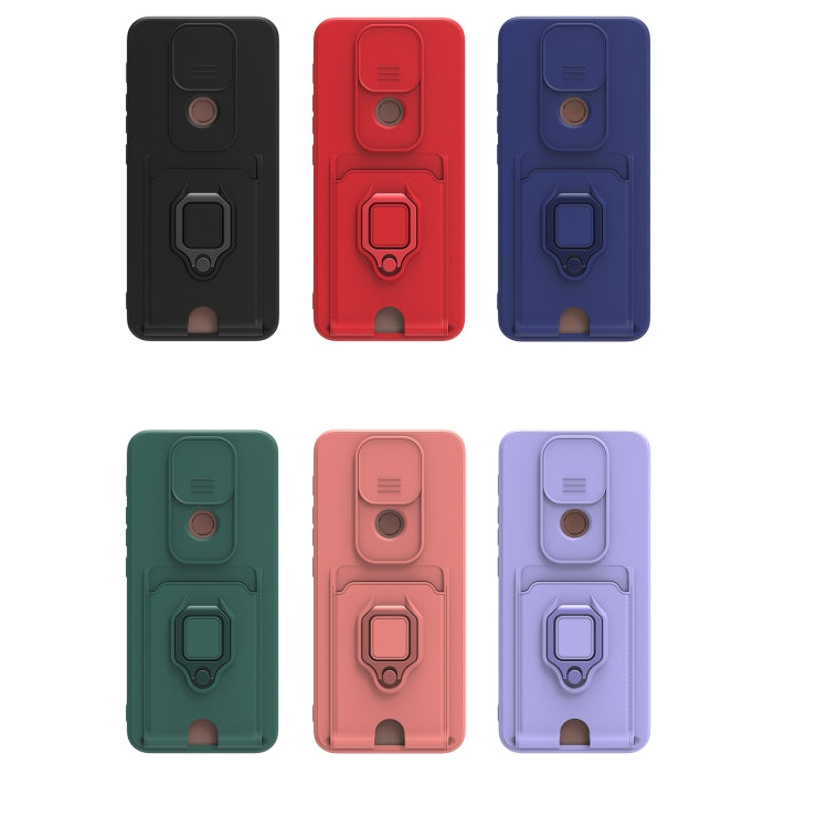 For Motorola Moto G9 / G9 Play Sliding Camera Cover Design TPU Phone Case