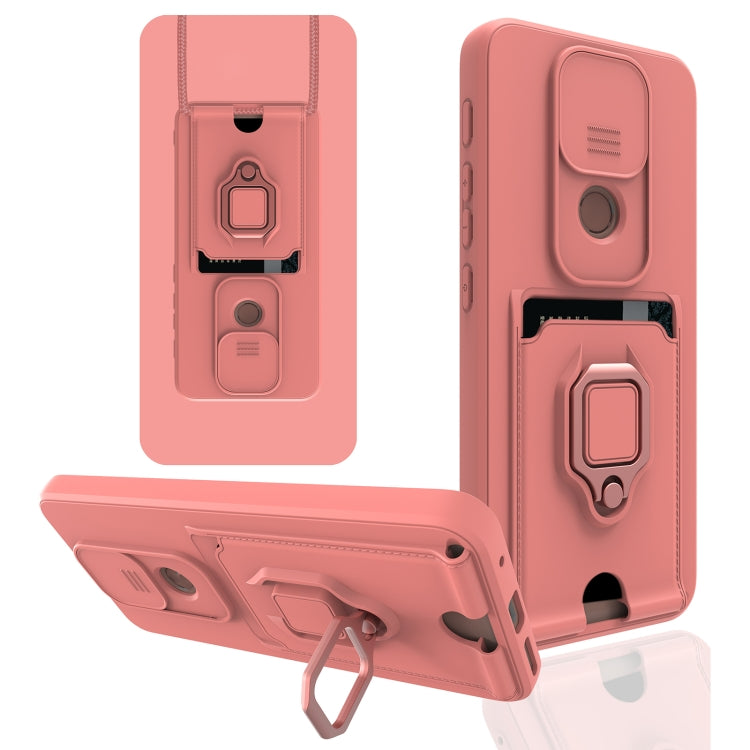 For Motorola Moto G9 / G9 Play Sliding Camera Cover Design TPU Phone Case
