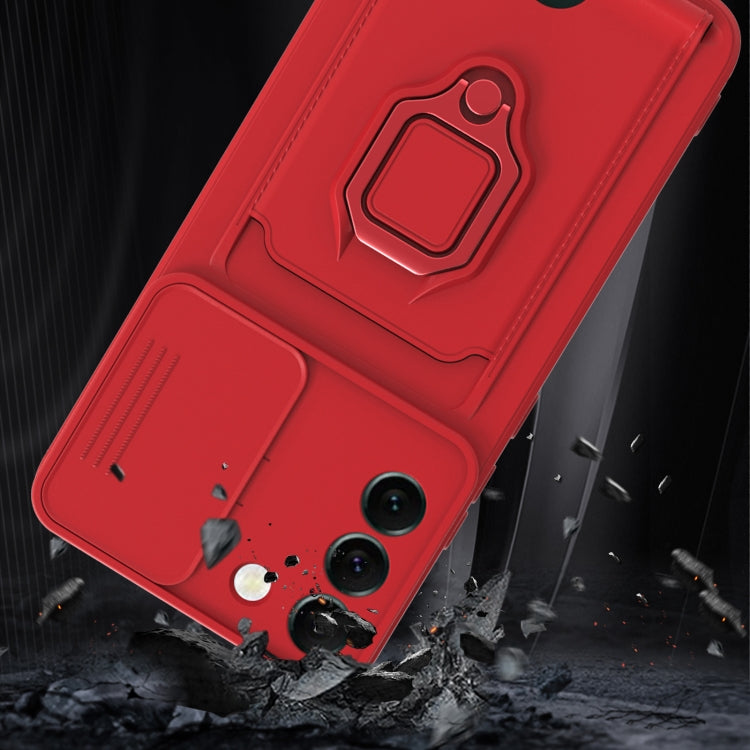 For Samsung Galaxy S22+ 5G Sliding Camera Cover Design TPU Phone Case