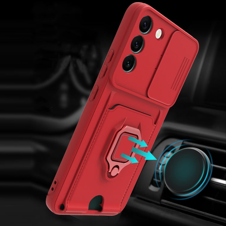 For Samsung Galaxy S22 5G Sliding Camera Cover Design TPU Phone Case