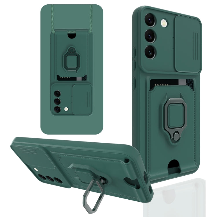 For Samsung Galaxy S22 5G Sliding Camera Cover Design TPU Phone Case