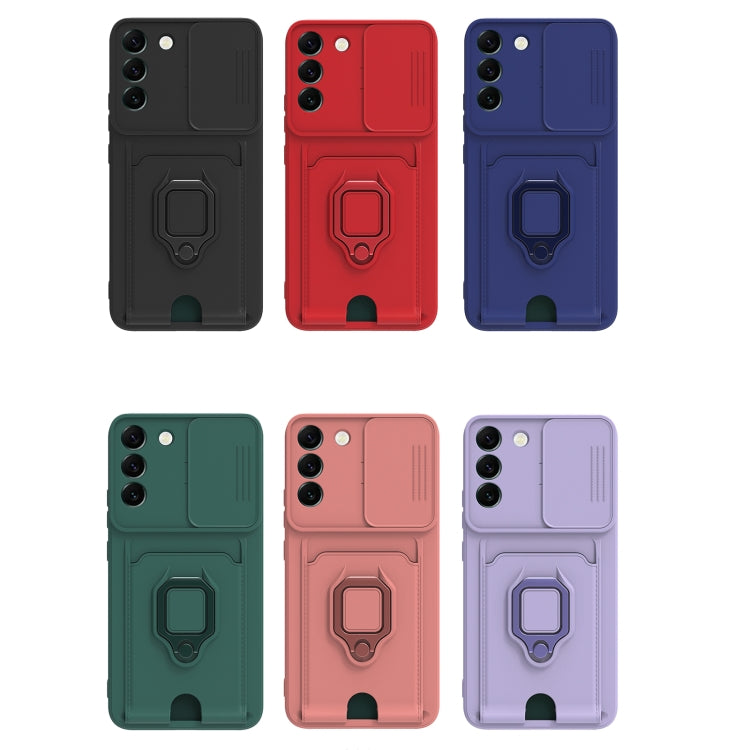 For Samsung Galaxy S22 5G Sliding Camera Cover Design TPU Phone Case