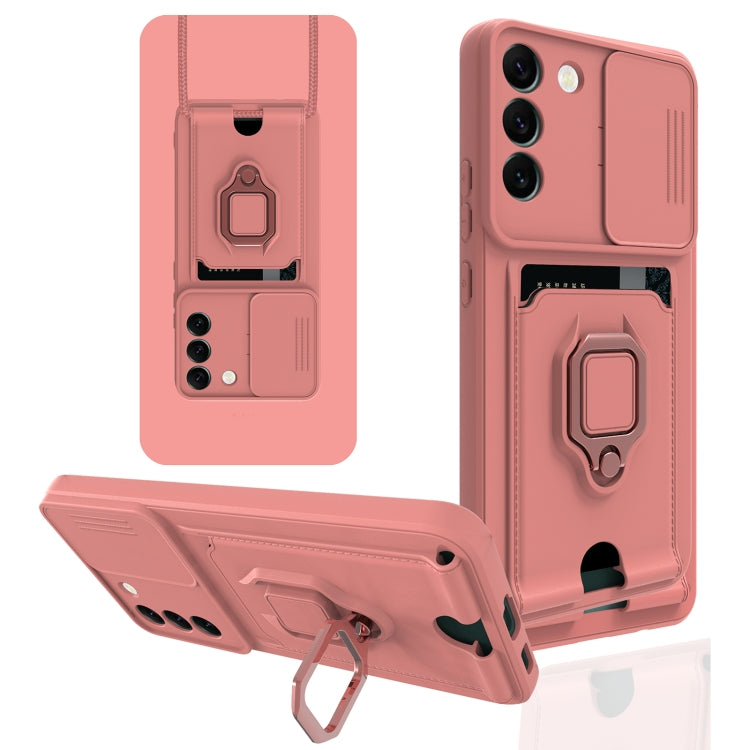 For Samsung Galaxy S22 5G Sliding Camera Cover Design TPU Phone Case
