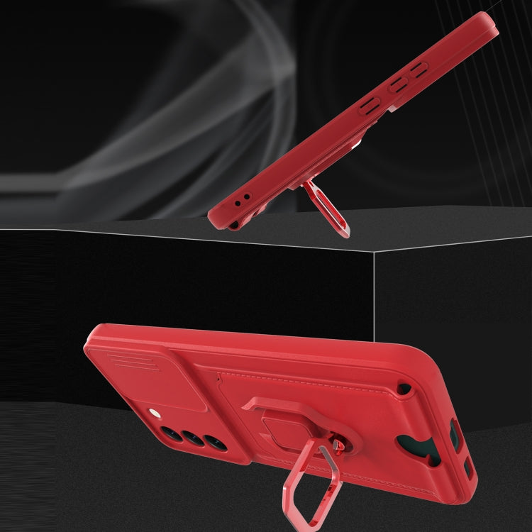 For Samsung Galaxy S22 5G Sliding Camera Cover Design TPU Phone Case