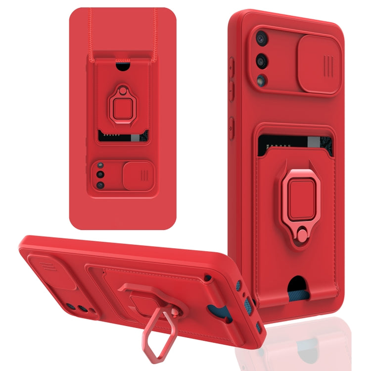 For Samsung Galaxy A02 Sliding Camera Cover Design TPU Phone Case