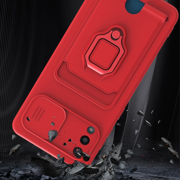For Samsung Galaxy A02 Sliding Camera Cover Design TPU Phone Case