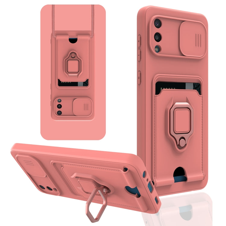 For Samsung Galaxy A02 Sliding Camera Cover Design TPU Phone Case