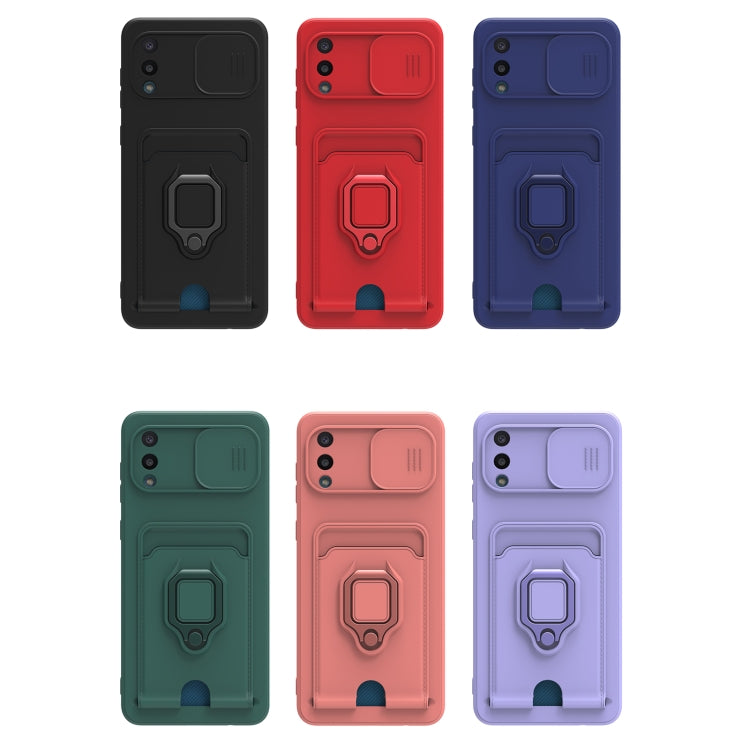 For Samsung Galaxy A02 Sliding Camera Cover Design TPU Phone Case