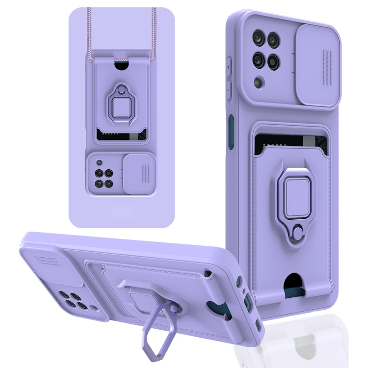 For Samsung Galaxy A12 5G Sliding Camera Cover Design TPU Phone Case
