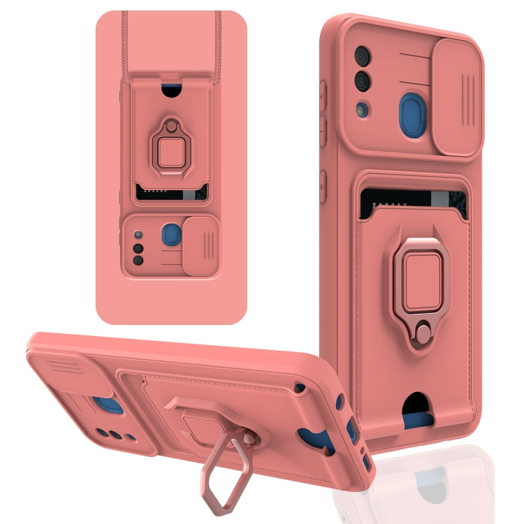For Samsung Galaxy A20 / A30 Sliding Camera Cover Design TPU Phone Case