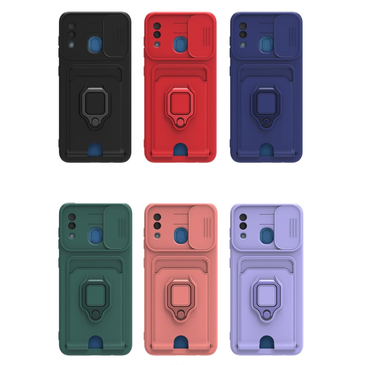 For Samsung Galaxy A20 / A30 Sliding Camera Cover Design TPU Phone Case