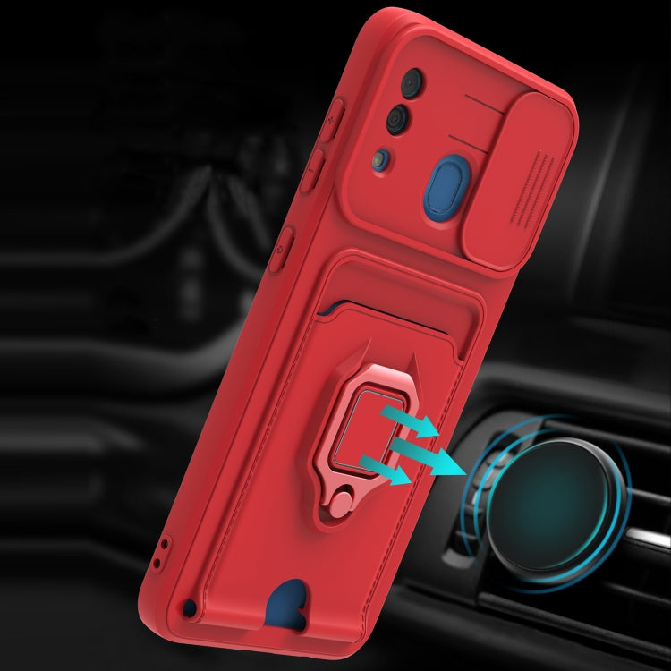 For Samsung Galaxy A20 / A30 Sliding Camera Cover Design TPU Phone Case