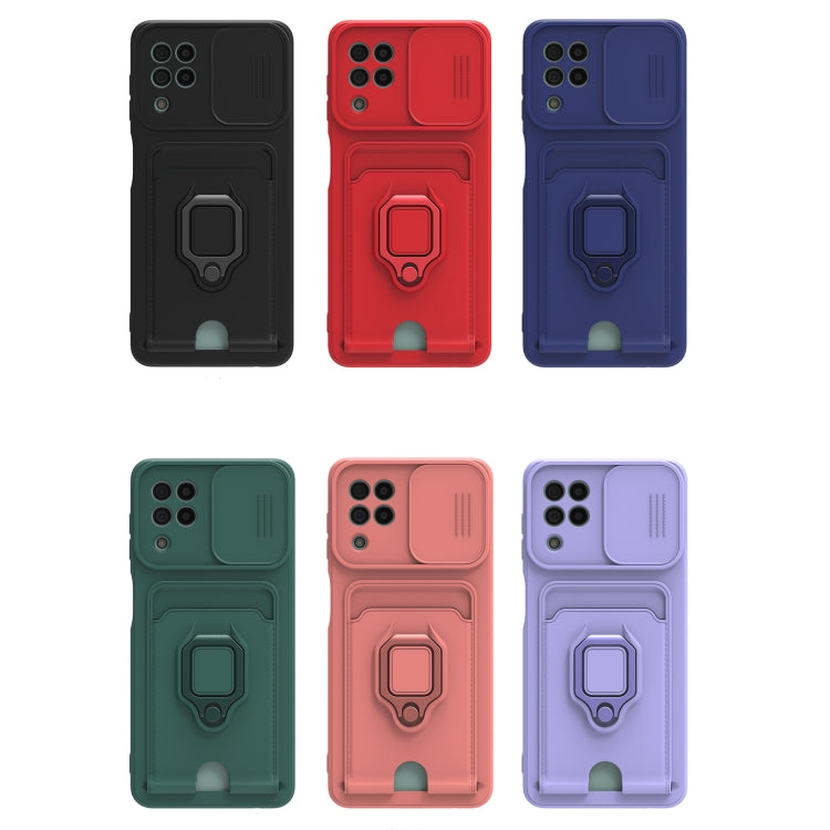 For Samsung Galaxy A22 4G Sliding Camera Cover Design TPU Phone Case