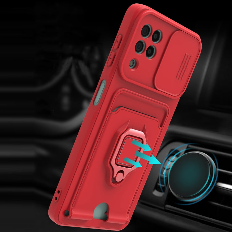 For Samsung Galaxy A22 4G Sliding Camera Cover Design TPU Phone Case
