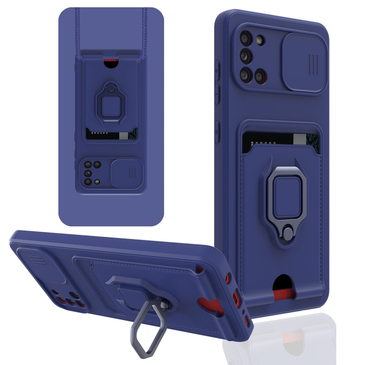 For Samsung Galaxy A31 Sliding Camera Cover Design TPU Phone Case